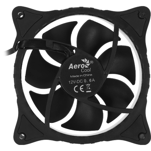 Вентилятор для корпуса Aerocool/Formula Eclipse 12 черный, 120 мм, 1200 об/мин, 19.8 дБ, 6 pin
