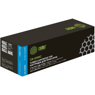 Картридж лазерный Cactus CS-C055C голубой (2100 стр.) для Canon LBP663Cdw, LBP664Cx, MF746Cx, MF742Cdw, MF744Cdw