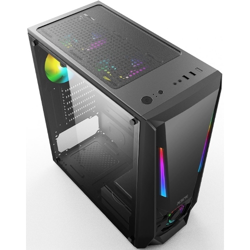 Компьютерный корпус ALSEYE Reactor-B Mini-ITX/Micro ATX/ATX, USB 2.0*2+HD Audio+USB 3.0*1 USB 2.0*2+HD Audio+USB 3.0*1