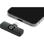 Петличный микрофон Defender Talky-137 wrls, черный, на прищепке, 1шт
