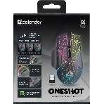 Мышь беспроводная Defender Oneshot GM-067 черный, 3200 dpi, радиоканал, USB, кнопки - 7