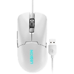 Мышь проводная Lenovo Legion M300s белый, 8000 dpi, USB, кнопки - 6