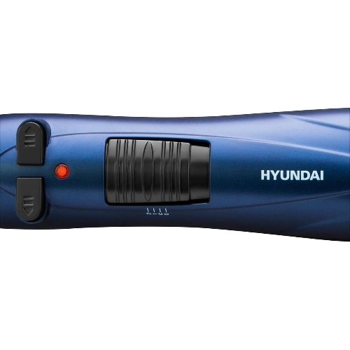 Фен-щётка Hyundai H-HB0110 синий, 1000 Вт, ионизация, 40/50 мм