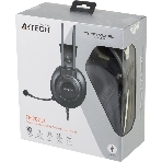 Гарнитура A4Tech Fstyler FH200U серый, проводная