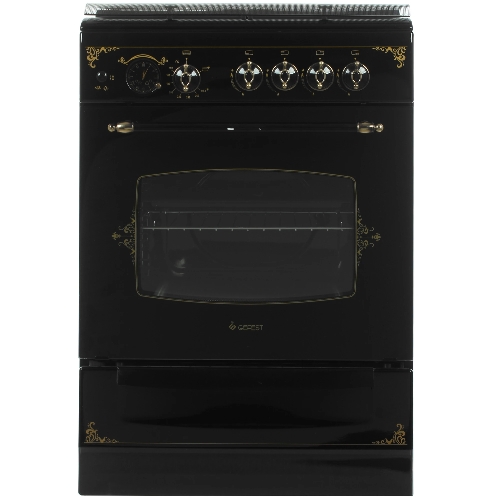 Плита газовая Gefest ПГ 6100-03 0179 черный, конфорок 4 шт, духовка 52 л, 60 см x 85 см x 60 см