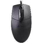 Мышь проводная A4Tech OP-720S черный, 1200 dpi, USB, кнопки - 3