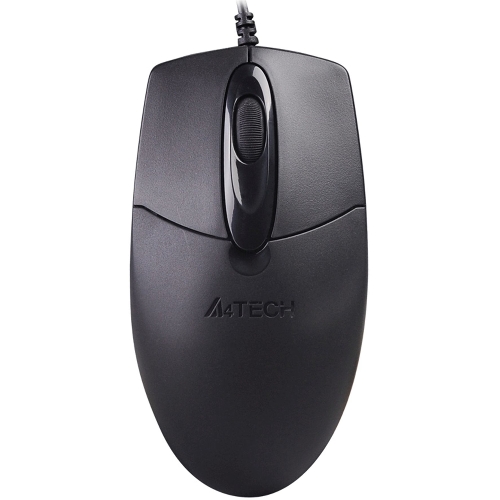 Мышь проводная A4Tech OP-720S черный, 1200 dpi, USB, кнопки - 3