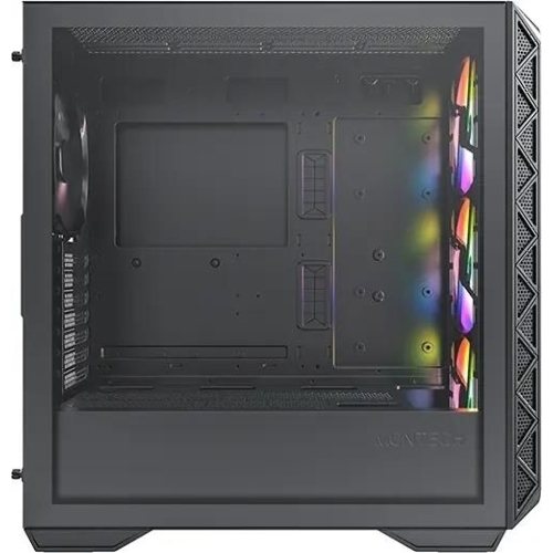 Компьютерный корпус Montech AIR 903 MAX черный без БП ATX 3x140мм 2xUSB3.0 1xUSB3.1 audio bott PSU