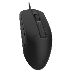 Мышь проводная A4Tech OP-330 черный, 1200 dpi, USB, кнопки - 3
