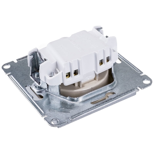 Механизм розетки 1-м СП AtlasDesign без заземл. 16А алюм. SchE ATN000341