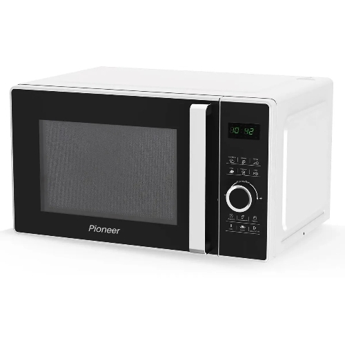 Микроволновая печь Pioneer MW356S белый, 23 л, 800 Вт, переключатели - сенсор, поворотный механизм