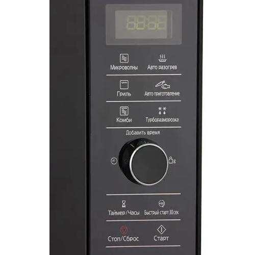Микроволновая печь Panasonic NN-GD38HSZPE черный, 23 л, 1000 Вт, переключатели - сенсор, поворотный механизм