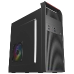 Компьютерный корпус ACD Coffre 102N mATX, черный, 80мм rear FAN, w/o PSU