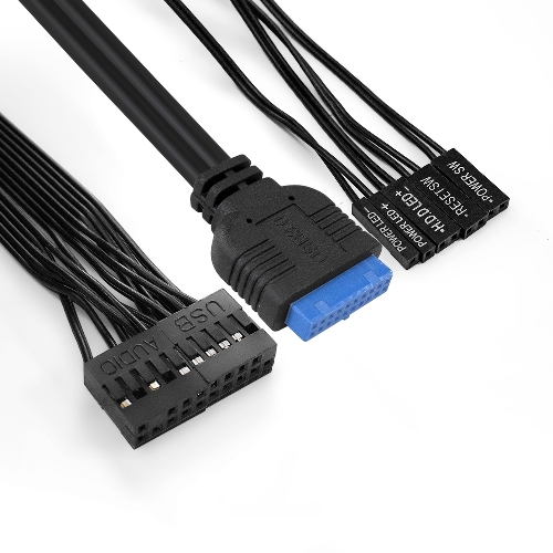 Компьютерный корпус Minitower ExeGate BA-204U-400W-8 (mATX, БП AA400 с вент. 8см, 2хUSB+2хUSB 3.0, аудио, черный)