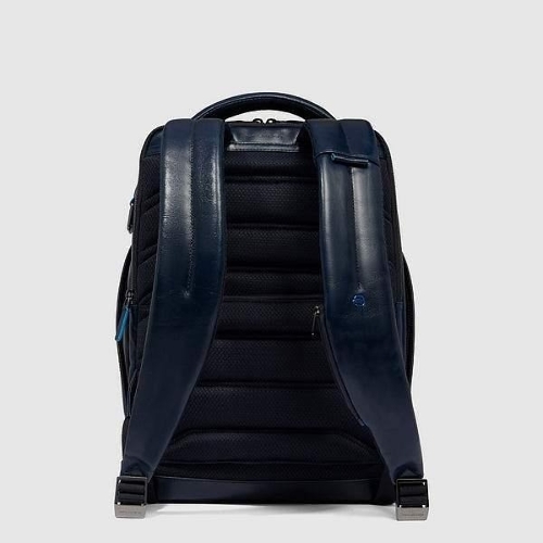 Рюкзак мужской Piquadro Blue Square CA6591B2/BLU2, кожа, темно-синий