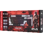 Клавиатура проводная Defender Hawk GK-418, USB, черный/белый