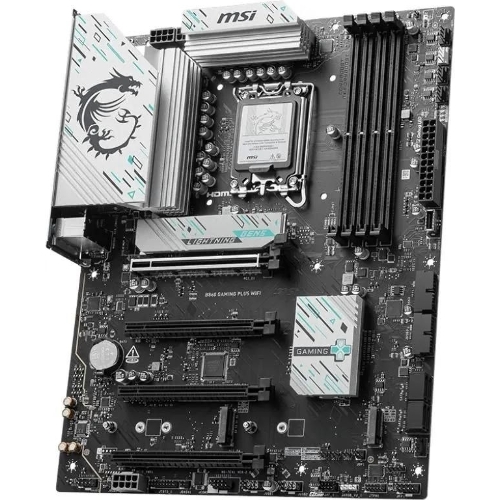 Материнская плата MSI B860 GAMING PLUS WIFI, LGA 1851, Intel B860, 4xDDR5, 4xSATA, 3xM.2, 1xPCIe 4.0 x4, 1xPCIe 5.0 x16, 1xDP, 1xHDMI, 1xUSB-C, 1x 5Gb LAN, 4xUSB-A 2.0, 2xUSB-A 3.2 Gen 1, 2xUSB 3.2 Gen 2, 7.1, 3x3.5 мм, ATX