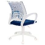 Кресло Бюрократ CH-W695NLT TW-05N TW-10N темно-синий, сетка/ткань, 120 кг, механизм качания