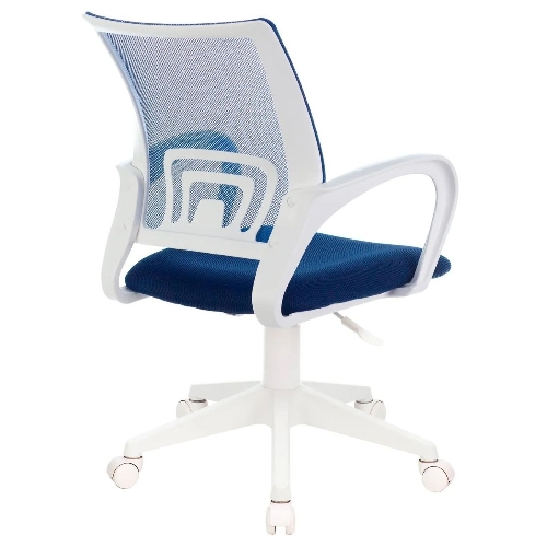 Кресло Бюрократ CH-W695NLT TW-05N TW-10N темно-синий, сетка/ткань, 120 кг, механизм качания
