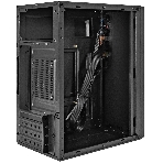 Компьютерный корпус Minitower ExeGate BAA-308UC-UNS450 (mATX, БП UNS450 с вент. 12см, 1хUSB/1хUSB 3.0/1хTypeC, HD Audio, черный)