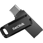 Флешка USB Sandisk DDC3 (SDDDC3-032G-G46), 32Gb, USB 3.0/USB Type-C, R/W 150/30, черный
