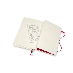 Блокнот Moleskine CLASSIC SOFT EXPENDED QP616EXPF2 Large 130х210 мм, 400 страниц, линейка, мягкая обложка, красный