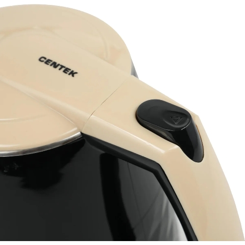 Чайник электрический Centek CT-0025 черный металл 1.8л, 1800W, двойные стенки, кнопка вкл. на ручке