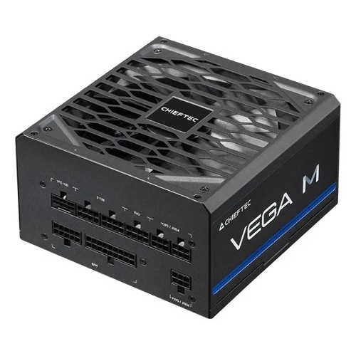 Блок питания Chieftec Vega M PPG-850-C (ATX 3.1, 850W, 80 PLUS GOLD, Active PFC, 135мм fan, Gen5 PCIe, Full Cable Management) Retail