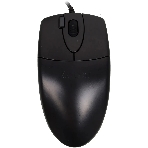 Мышь проводная A4Tech OP-620DS черный, 1000 dpi, USB, кнопки - 4
