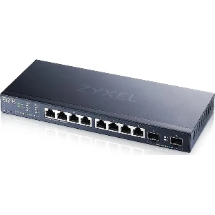 Коммутатор мультигигабитный Smart L3 Lite Zyxel NebulaFlex XMG1915-10E, 8xRJ-45: 1/2.5G, 2xSFP+, бесшумный (без вентилятора)