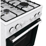 Плита комбинированная Gorenje GK5A21WH белый, конфорок 4 газовых, духовка 68 л, 50 см x 85 см x 59.4 см