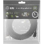 Кабель аудио-видео Cactus CS-DP-DP-1.4-10 DisplayPort (m)/DisplayPort (m) 10м. позолоч.конт. черный
