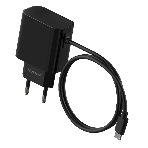 Сетевое зарядное устройство Maxvi CHL-240T 2.4A, with Type-C cable, черный
