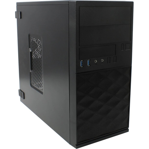 Компьютерный корпус Mini Tower InWin EFS052 Black 600W PM-600ATX U3*2 +A(HD)+ front fan holder+ Screwless mATX