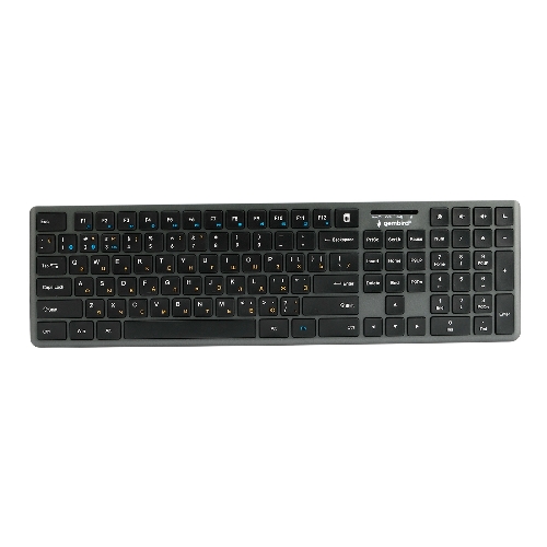 Клавиатура Gembird KBW-8460 беспроводная, Bluetooth, радиоканал, чёрный