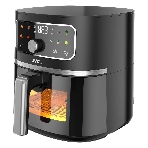 Аэрогриль JVC JK-MB058 черный, 1750 Вт, 7 л, механическое управление, 8 программ