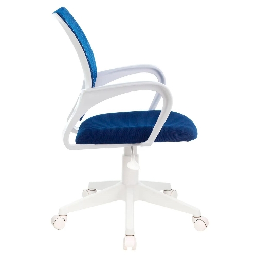 Кресло Бюрократ CH-W695NLT TW-05N TW-10N темно-синий, сетка/ткань, 120 кг, механизм качания