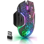 Мышь беспроводная Defender Oneshot GM-067 черный, 3200 dpi, радиоканал, USB, кнопки - 7