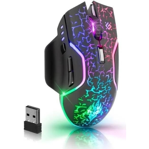 Мышь беспроводная Defender Oneshot GM-067 черный, 3200 dpi, радиоканал, USB, кнопки - 7