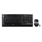 Комплект клавиатура+мышь A4TECH 9300F беспроводной, USB, 2000 DPI, чёрный