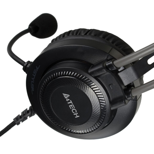 Гарнитура A4Tech Fstyler FH200U серый, проводная
