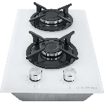 Газовая варочная панель Maunfeld EGHG.32.1CW/G, 2 конфорки, закаленное стекло, белый