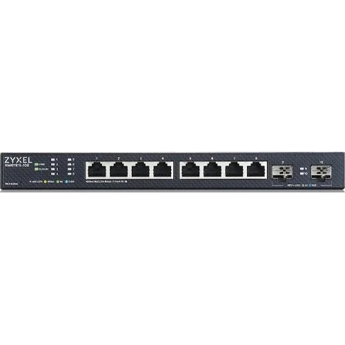 Коммутатор мультигигабитный Smart L3 Lite Zyxel NebulaFlex XMG1915-10E, 8xRJ-45: 1/2.5G, 2xSFP+, бесшумный (без вентилятора)