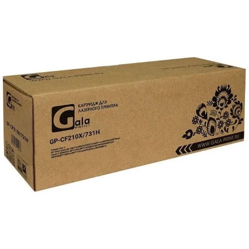 Картридж лазерный GalaPrint GP-CF210X (131X)/731 черный (2400 стр) для HP LaserJet Pro 200 Color M251/276 Canon i-SENSYS LBP7110CW/LBP7100CN/MF8280CW/MF8250CN/MF8230CN/MF8210CN