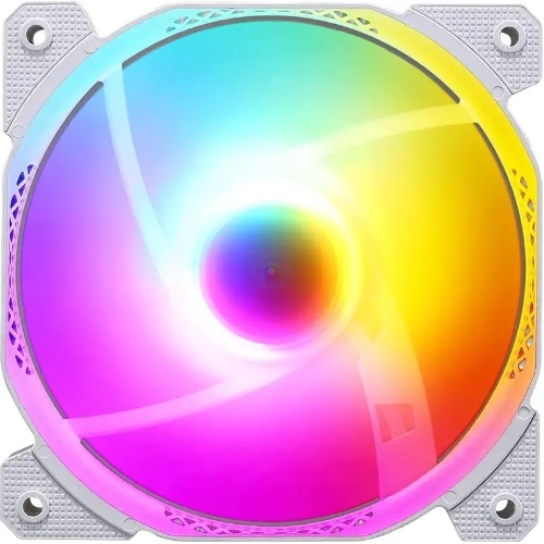 Вентилятор для корпуса Aerocool/Formula Cosmic 12WH FR RGb белый, 120 мм, 1100 об/мин, 22.3 дБ, 4 pin