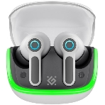 Игровая гарнитура TWS Defender CyberDots 290 белый, внутриканальные, Bluetooth, до 4 ч