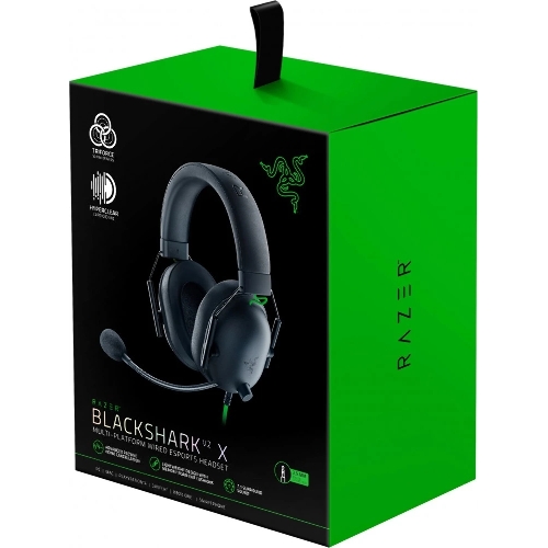 Гарнитура Razer Blackshark V2 X чёрный, проводная, 3.5 мм