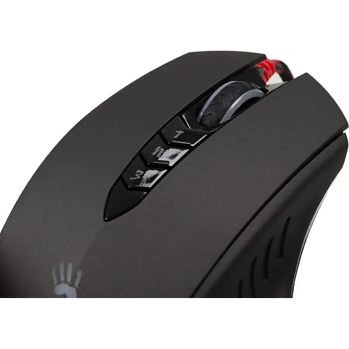 Мышь проводная A4Tech Bloody V8M Max черный, 12000 dpi, USB, кнопки - 10