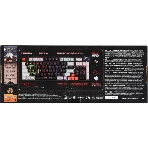 Клавиатура проводная Defender Hawk GK-418, USB, черный/белый
