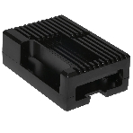 Корпус Qumo Aluminum case with black fan, Raspberry Pi 4, black(RS022)
